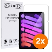 GO SOLID! Apple iPad Air 11 inch (M3 2025) screenprotector gehard glas - Duopack