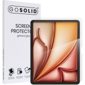 GO SOLID! Apple iPad Air 13 inch (2024) screenprotector gehard glas 