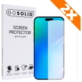 GO SOLID! Apple iPhone 14 Pro Max screenprotector gehard glas - Duopack