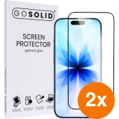 GO SOLID! Apple iPhone 17 screenprotector gehard glas - Duopack