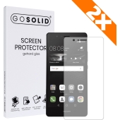 GO SOLID! Huawei P8 screenprotector gehard glas - Duopack
