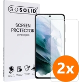 GO SOLID! Samsung Galaxy S23 Plus screenprotector gehard glas - Duopack