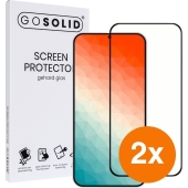 GO SOLID! Samsung Galaxy S25 Plus screenprotector gehard glas - Duopack