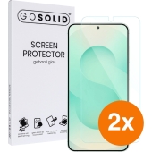 GO SOLID! Samsung Galaxy S25 screenprotector gehard glas - Duopack