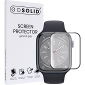 GO SOLID! Screenprotector voor Apple watch Series 8 (41 mm) gehard glas