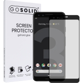 GO SOLID! Screenprotector voor Google Pixel 3 gehard glas