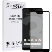 GO SOLID! Screenprotector voor Google Pixel 3 XL gehard glas