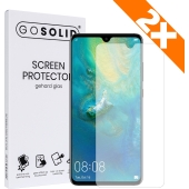 GO SOLID! screenprotector voor Huawei Mate 20 gehard glas - Duopack