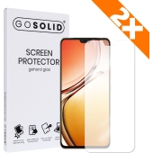 GO SOLID! Screenprotector voor Huawei P Smart Plus 2018 gehard glas - Duopack