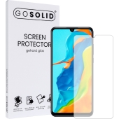 GO SOLID! Screenprotector voor Huawei P Smart Plus 2019 gehard glas