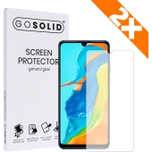 GO SOLID! Screenprotector voor Huawei P Smart Plus 2019 gehard glas - Duopack