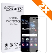 GO SOLID! Screenprotector voor Huawei P10 gehard glas - Duopack