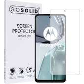 GO SOLID! Screenprotector voor Motorola moto G23 gehard glas
