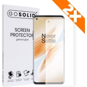 GO SOLID! Screenprotector voor OnePlus 8 5G - Duopack