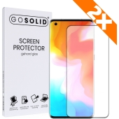 GO SOLID! Screenprotector voor Oneplus 9 gehard glas - Duopack