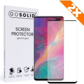 GO SOLID! Screenprotector voor Samsung Galaxy S10 5G - Duopack