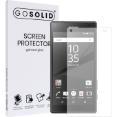 GO SOLID! Sony Xperia Z5 Compact screenprotector gehard glas